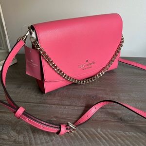 NEW Kate Spade Cute Garden Pink Women's "Carson" Convertible Crossbody Bag